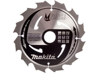 Makita M-Force - Cirkelsågblad - för trä - 190 mm - 12 tänder - för Makita HS7601, HS7601J, HS7611, HS7611J