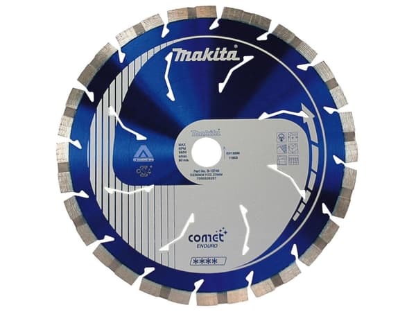 Makita Comet Cool Enduro, Tegel, Betong, Kalksten, 23 cm, 2,3 cm, 6860 RPM, Makita, 1 styck