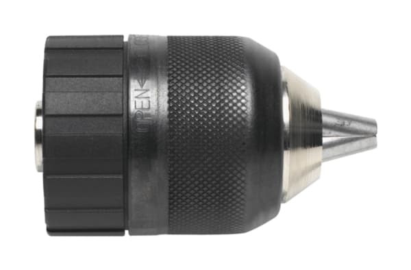 Makita 193203-4, Nøkkelløs chuck, 6,5 mm, 3/8"-24, Sort