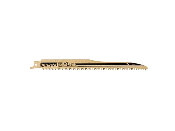 Makita B-05153, Puukkosahanterä, MDF-levy, Muovi, Puu, Runsashiilinen teräs (HCS), Musta, Harmaa, 18 cm, 6 - 10