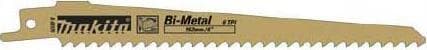 Makita B-05175 Linjära sågblad BIM 152x1,25 (6tpi), 5st, för metall, trä, trä med spikar, glasväv.