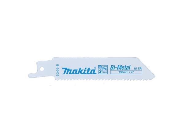 Makita B-20426, Figursågblad, Metall, Trä, Bimetall, Blå, 10 cm, 5 styck