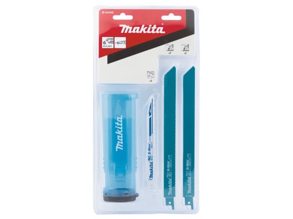 Makita - Reciprocating saw blade set - 6 delar - för Makita JR002GZ