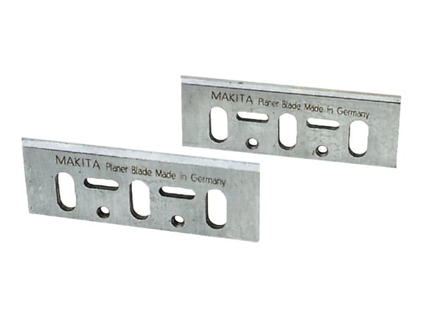 Makita - Hyvlingsblad - för trä - 2 delar - längd: 82 mm - bredd: 29 mm - för Makita KP001GM201, KP001GZ