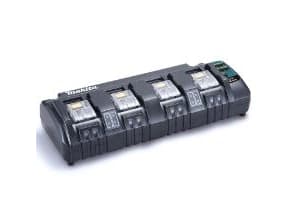 Makita DC18SF - Batterilader - 4 x batterier lader - 3 A - 4 utgangskontakter (batterikobler) - for Makita DCS553, DGA514, DGA901, DHP453, DHS630, DJ