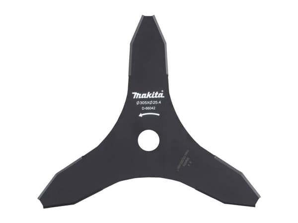 Makita - Borstklipparkniv - för tjockt gräs, torrt gräs - 230 mm - 4 tänder - för Makita DUR368AZ, DUR368LZ, DUR369AZ, UR2300