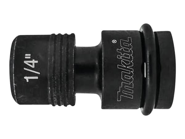 Makita - Bitsadapter - 1/2" - sekspunkts - 1/4" - lengde: 51 mm - for Makita DTW1002, DTW181, DTW700, DTW701, TW141, TW161, CXT TW161