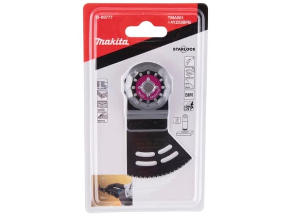 Makita B-69777 Skärskivor 53 TMA081, BIM, STARLOCK, gipsväggar, glasfiber, epoxi, aluminium, rostfritt stål