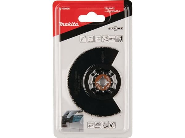 Makita MAKITA MAKITA MT Kaaren muotoinen leikkuuterä kapeisiin porausreikiin 85mm K40 SEGMENT, MULTITOOL