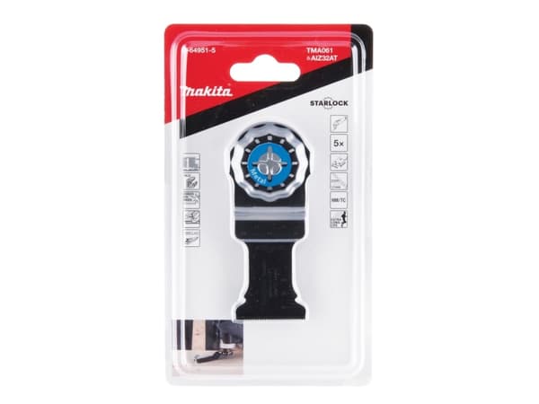 Makitan sahanterä 32mm - Multicut-terä metalli, Starlock, AIZ32AT