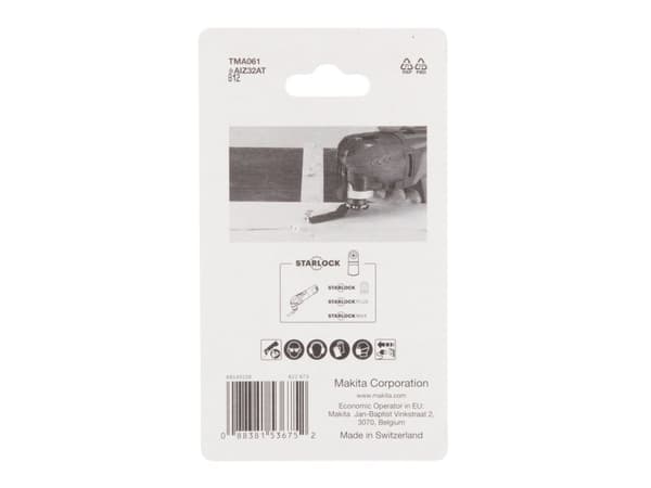 Makitan sahanterä 32mm - Multicut-terä metalli, Starlock, AIZ32AT