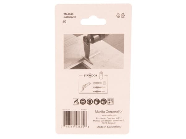 Makita B-64820-5 Tryckavlastande kapskivor 65mm TMA048; BIM, STARLOCK, Trä & Metall , 5st
