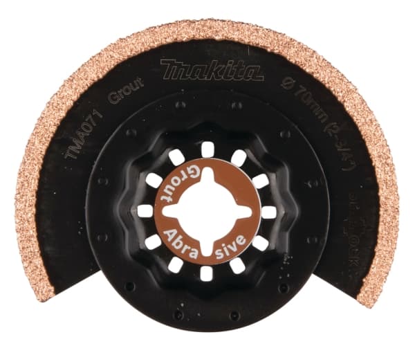 Makita TMA071 - Segmentsågblad - för glasfiber, murbruk, lättbetong, epoxi, glass fiber reinforced plastic - 70 mm - grus: 50