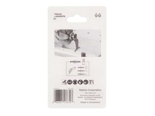 Makita B-64892-5, Bimetall, 4 cm, 5 styck