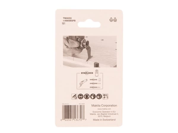 Makita B-64892-5, Bimetall, 4 cm, 5 styck