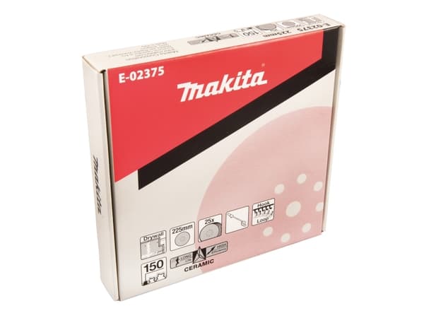 Makita E-02375, Slipskiva, Makita, Röd, Rund, 22,5 cm, 25 styck