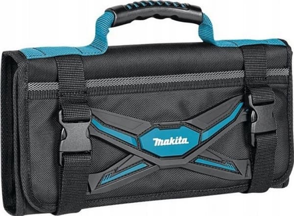 Makita E-15506 Sammenleggbar verktøykasse med separate rom for ulike verktøy, med bærehåndtak.