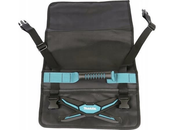 Makita E-15506 Sammenleggbar verktøykasse med separate rom for ulike verktøy, med bærehåndtak.
