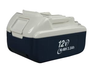 Makita BH1233C, Batteri, Nickel-metallhydrid (NiMH), 3,3 Ah, 12 V, Svart, Vit, 1 styck