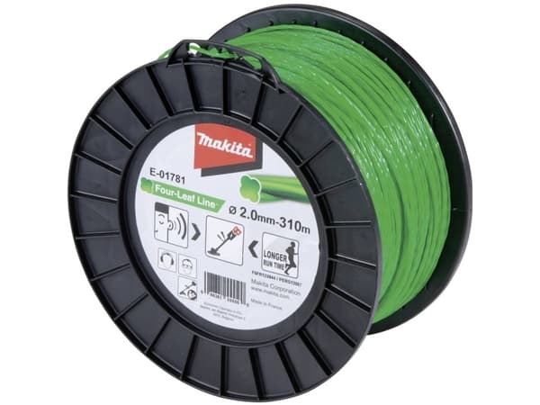 Makita E-01781, Borstkuttertråd, grön, 310 m, 1 st