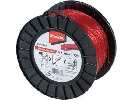 Makita E-01840, Borstkuttertråd, röd, 180 m, 1 st