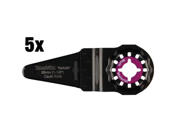 Makita TMA067 - Universal fogfräs - för isoleringsmaterial, gummi, polystyren (PS), tätningsmaterial, mjuk expansionsfog, silikon - 5 delar - Längd: