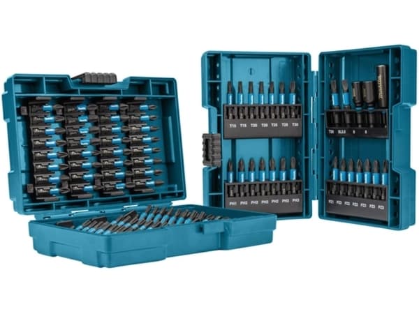 Makita Impact Black - Bitsats för slagskruvdragare - 90 delar - torx, phillips, pozidriv - längd: 50 mm, 25 mm