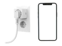 Hama WiFi Socket - Smart kontakt - trådlös - Wi-Fi - 2.4 Ghz - vit (paket om 3) Vit