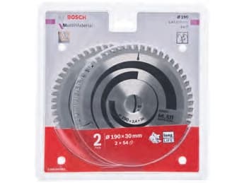 Bosch Optiline Wood - Pyörösahanterä - puulle - 2 kpl - 190 mm - 48 hammasta