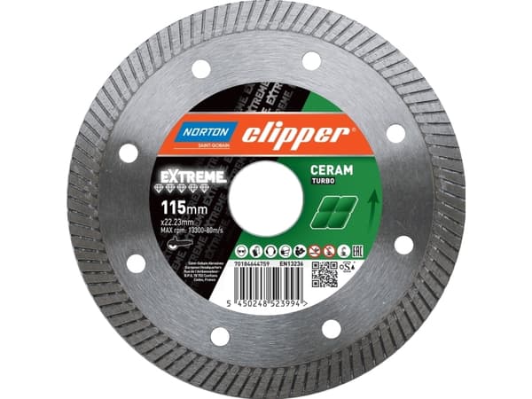 Norton Clipper CLIPPER diamantklinga EXTREME CERAMIC TURBO H10 250x25.4 (70184625428)