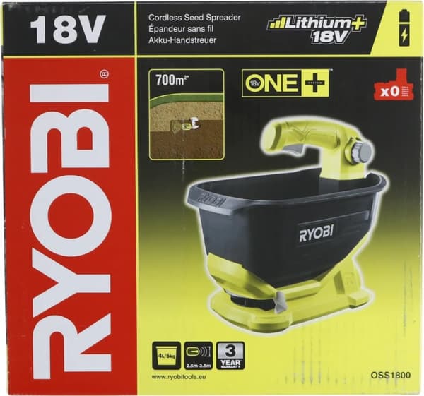 Ryobi OSS1800 käsikäyttöinen levitin - 18V