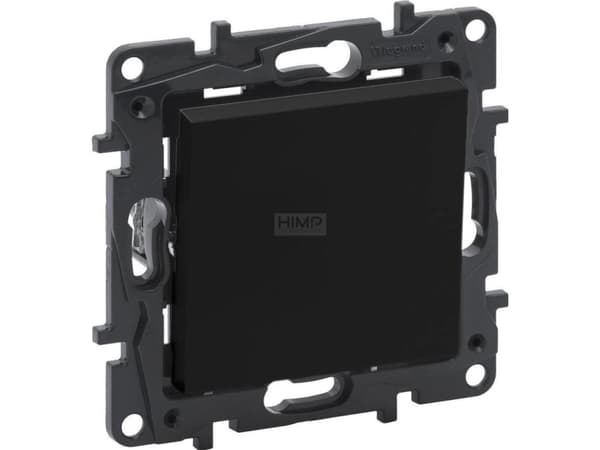 Legrand Niloe Step -ristikkokytkin 863507 musta