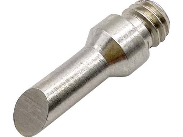 TOOLCRAFT T03 Loddespids Rund form, lang, skråtskåret Spidsstørrelse 7 mm Spids-længde 22 mm Indhold 1 stk