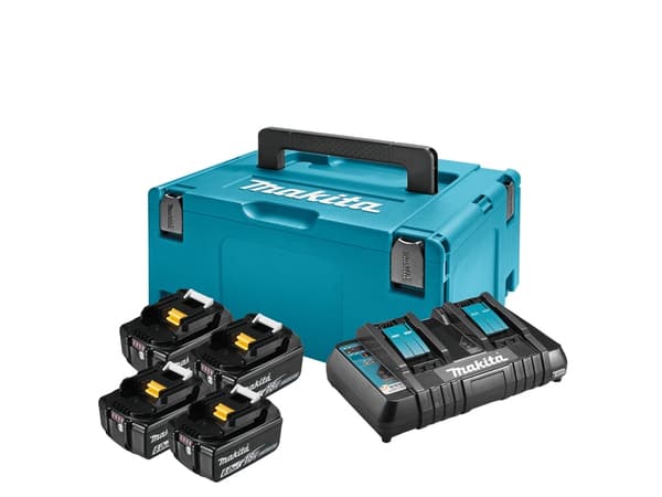 Makita LXT - Batteriladdare + batteri 4 x - Li-Ion - 6 Ah - 108 Wh