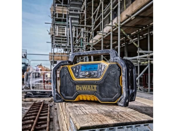 DeWALT DCR029-QW, Kannettava, DAB, FM, Musta, Keltainen, AC/DC, 12/18/54 V