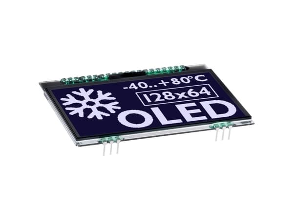 DISPLAY VISIONS OLED-display (B x H x T) 68 x 51 x 2.1 mm