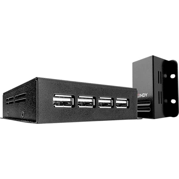 LINDY 50m 4 Port USB 2.0 Cat.5 Extender RJ45 USB-förlängning via nätverkskabel RJ45 50 m