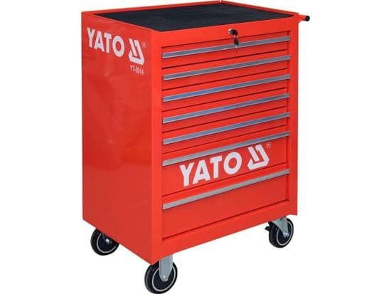 Yato YT-0914, Stål, Rød, Kulelagerbaserte teleskopskinner, 300 kg, 12,7 cm, 2 hjul