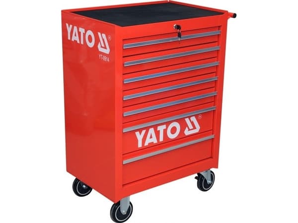 Yato YT-0914, Stål, Rød, Kulelagerbaserte teleskopskinner, 300 kg, 12,7 cm, 2 hjul