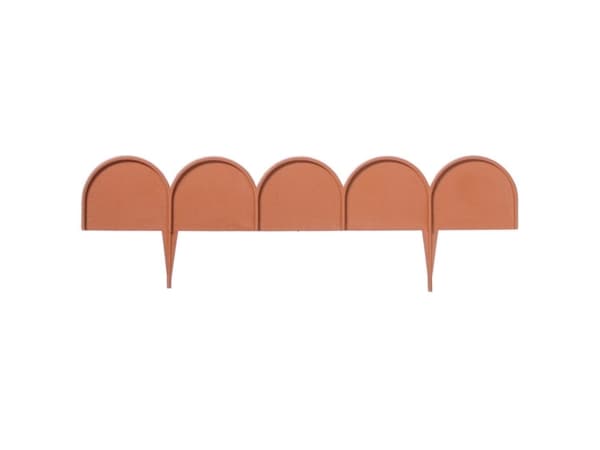 PROSPERPLAST GARDEN EDGING 10m GARDEN LINE TERRACOTTA