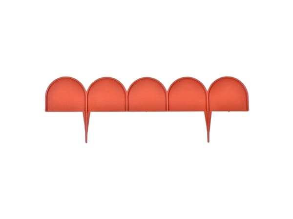 PROSPERPLAST GARDEN EDGING 10m GARDEN LINE TERRACOTTA