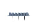 Pikkukuva 2 / 5: Prosperplast Garden Palisade IPAL7 4050 x 60mm harmaa (IPAL7-S443)