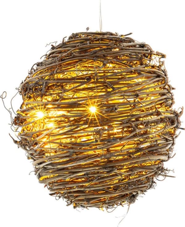 Retlux RETLUX - RXL 240 joulukoriste 20LED, viinipallot, 15x15x15cm, 0.3m pituus, 3x AA, väri lämmin valkoinen