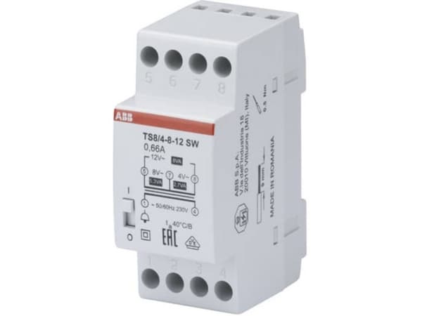 ABB 2CSM08101022R0811 Dørklokke-transformator 2 A
