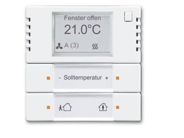 Busch-Jaeger 2CKA006134A0324, Termostatställdon, IP20, Vit, Busch-Jaeger 6120/13, 6120/12-101, RoHS CE, 230 V
