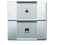 Miniatyrbilde 1 av 3: Busch Jaeger Tastsensor 2/4fach Multifunktion 6126/02-866 (6116-0-0190)