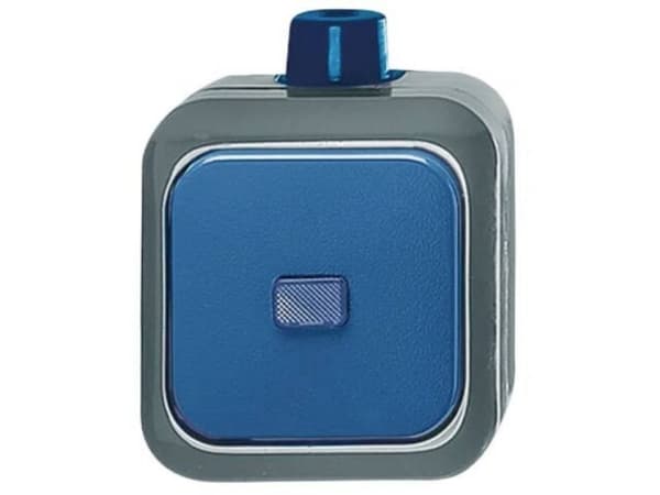 Busch Jaeger 2601/6 WDI elektrisk bryter blå - grå (1084-0-0797)