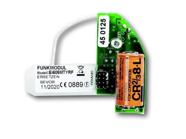 ABB 6828, Transmitter / receiver heater assembly, Røykalarm, Busch-Smoke alarm detector RF, Lithium, 1 stykker, 56 mm