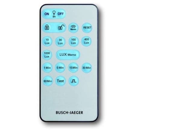 Busch-Jaeger 6800-0-2511, Smart hemenhet, IR trådlös, Tryckknappar, Uppladdningsbara, Grå
