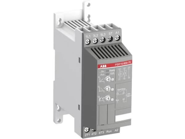 ABB PSR16-600-70 1SFA896107R7000 Pehmokäynnistysyksikkö Moottorin nimellisvirta 230 V:lla 4 kW 100 V Nimellisvirta 16 A
